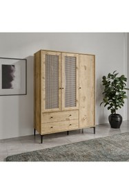 Resim VENATTO Trio L Genç Odası (MEŞE) (%100MDF) 