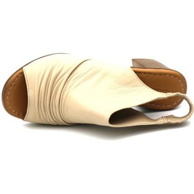 Resim Castle Black 4579 Kadın Topuklu Sandalet Bej 