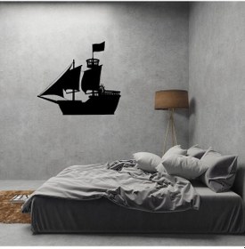 Resim Folyo Sticker Gemi Adkpquy520 60cm Uzunluk Siyah 