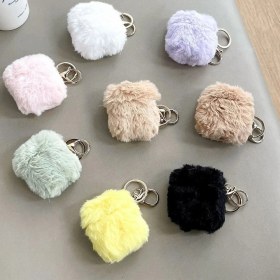 Resim Kordify Airpods Peluş Kılıf - Airpods 1/2 