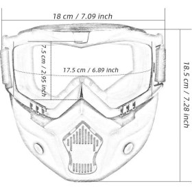 Resim Jet Kask Maskesi Gökkuşağı 