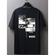Resim DAXİS Sportwear Company Calıfornıa Baskılı Oversize Tshirt 