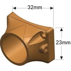 Resim Flaş Spot FS88 Döküm Oval Boru Girişi 