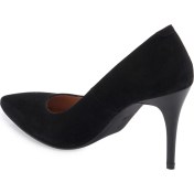 Resim Tergan Siyah Hakiki Deri Kadın Stiletto - K24S1AY67599-A01 