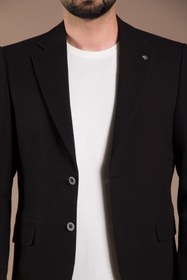 Resim Dokulu Slim Fit Ceket Blazer - 50 