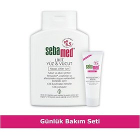 Resim Sebamed Hassas Ciltler İçin Yüz & Vücut Temizleme Jeli 200 ML + Nemlendirici Bakım Kremi 50 ML 