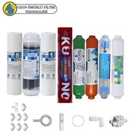 Resim Pemax Water Solutions Purefer Açık Kasa Çif Sedimentli Sertifikalı 8'li Orijinal Lg Kuno Mebran Mineral-Alkalili-Detox 