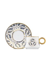 Resim Jumbo Grace 12 Parça 6 Kişilik Kahve Fincan Takımı Gold Gold 