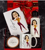 Resim Ejoya Kişiye Özel Karikatür Tasarım Hediye Paketi 96625 