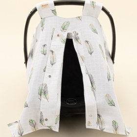 Resim Puset Örtüsü - Tek Taraflı - Yeşil Tüy 