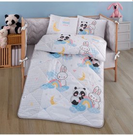 Resim Clasy Bebek Uyku Seti Best Friends Gri 