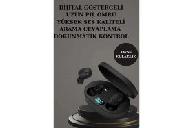 Resim Astraltech Nabız Ölçer Hediye Bileklikli Akıllı Saat ve Dijital Göstergeli Bluetooth Kulaklık Çoklu Şarj Girişi 