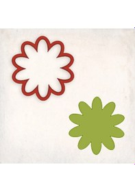 Resim Çiçek-2 Kurabiye Kalıbı Şekillendirici Kopat 8cm 