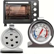 Resim Dashanshop 1 Adet 50-300 Santigrat 100-600 Fahrenheit Yüksek Sıcaklık Fırın Termometresi Barbekü 