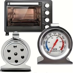 Resim Dashanshop 1 Adet 50-300 Santigrat 100-600 Fahrenheit Yüksek Sıcaklık Fırın Termometresi Barbekü 