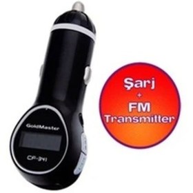 Resim GoldMaster CF-341 FM Transmitter Şarj Cihazı 