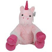 Resim Pembe Boynuzlu Unicorn Peluş 40 Cm 