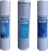 Resim Filtre Dünyası Su Arıtma Filtresi Takım Eko 3Lü Set Arıtıcı Filtresi 