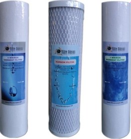 Resim Filtre Dünyası Su Arıtma Filtresi Takım Eko 3Lü Set Arıtıcı Filtresi 
