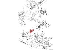 Resim Makita MT240 Endüvi Rotor Kollektör Ürün Kodu 516884-1 