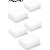 Resim Oto Motto Çizik Alıcı Beyaz Sihirli Sünger 5 Adet 