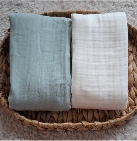 Resim Derycollection Muslin bebek örtüsü 2 adet 