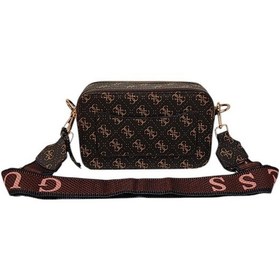 Resim Valens Çanta Valens Deri Kutu Clutch Model El Çantası Kahverengi 