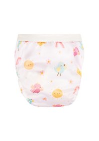 Resim Sevi Bebe Lüks Bebek Alıştırma Külodu Kuş Desenli 1 No 10-15 Kg 