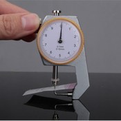 Resim Depolife Kadranlı Sert Malzeme Kalınlık Ölçer Kumpas Gümüş Metal Saç Diş Ölçüm Kompratör Micrometre 