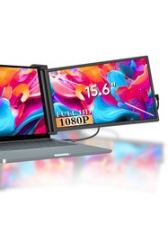 Resim ULTRAX 15.6″ Tekli Taşınabilir Monitör Çoklu Ekran Fhd Notebook Monitör 