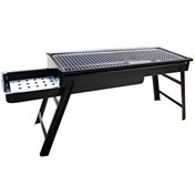 Resim Madfox Cookout Portatif Katlanır BBQ Mangal Siyah 