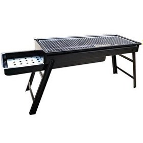 Resim Madfox Cookout Portatif Katlanır BBQ Mangal Siyah 