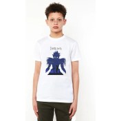 Resim Qivi Death Note Baskılı Unisex Çocuk Beyaz T-Shirt 