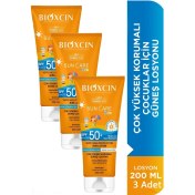 Resim Seddar Collection Bioxcin Suncare Kids Losyon SPF50 200 ml 3 Adet 