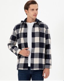 Resim U.s. Polo Assn. Erkek Lacivert Gömlek Desenli 50290280-vr033 Lacivert 