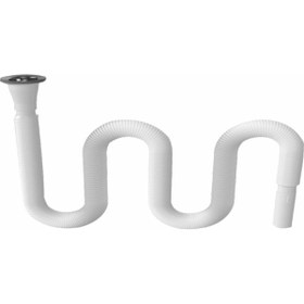 Resim UBM PLASTİK Eko Körüklü Sifon Uzun Ø32 Mm 