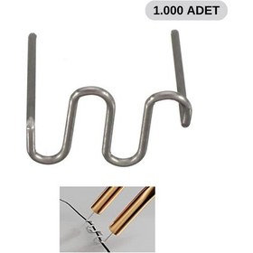 Resim 1000 Adet 0,8mm Dalgalı Tip Plastik Kaynak Zımba Teli 
