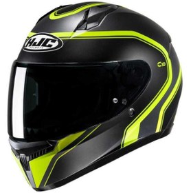 Resim HJC C10 Elie MC3HSF Kapalı Motosiklet Kaskı Mat Siyah Neon 