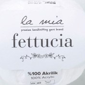 Resim La Mia Fettucia Beyaz El Örgü İpi - L001 - 33877 