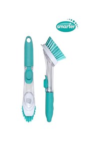 Resim Smarter Deterjan Hazneli Bulaşık Fırçası Yeşil 20 CM 