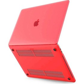 Resim Apple Macbook Uyumlu Pro 13 2020 Macbook Uyumlu Buzlu Kapak - Kırmızı Çok Renkli 