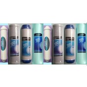 Resim 8 Li Filtre Seti Takim Su Arıtma Cihazları Filtresi Çift Karbonlu 