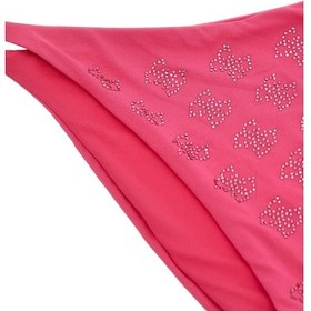 Resim Guess Kadın Pembe 4g Taşlı Bağlamalı Bikini Altı Pembe 