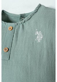Resim U.s. Polo Assn. Erkek Bebek Yeşil Şort Takım 5274-49969 Yeşil 