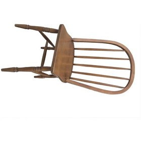 Resim Bengimobilya Sandalye Amerikan Çıtalı Model Kayın Torna Retro Iskelet Parlak C 