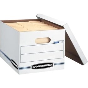 Resim Ohbe Express Box Stor/dosya Saklama Kutusu Lift Off Kapak, /legal, 30,5 x 25,4 x 38,1 cm 12-Pack 