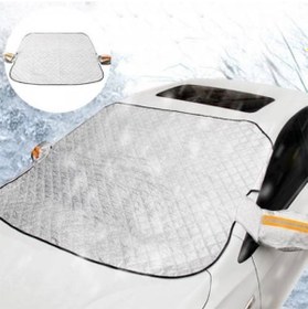 Resim Coofbe Araç Ön Cam Brandası Kar Buz Güneş Önleyici Anti Don Antifriz Branda 