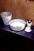 Resim Bathco Kioto Aluminyum Lavabo Takımı 