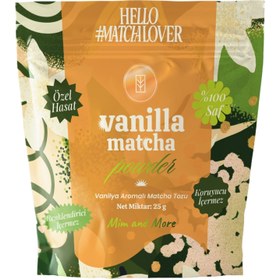 Resim Vanilla Matcha Powder - Vanilya Aromalı Matcha Tozu Doypack, 25 gr 