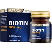 Resim Nutraxin Biotin 5000 mg 30 Tablet 